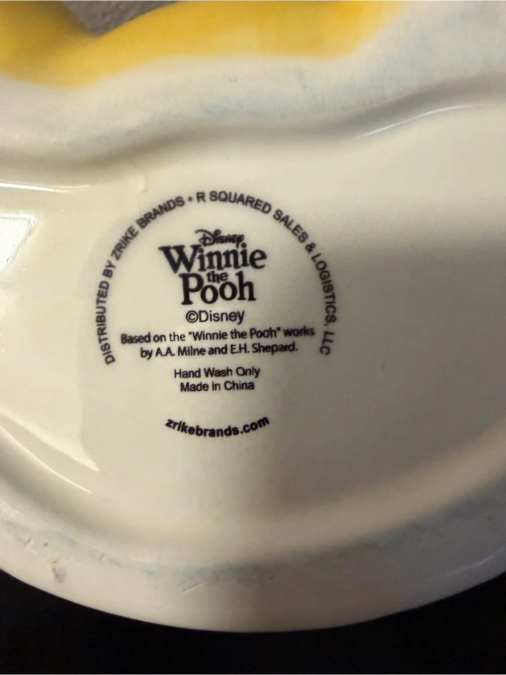 Winnie the Pooh Ceramic Pump Soap Dispenser Halloween